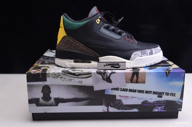Rep TBkick SE Retro Jordan Air CV3583-003 3 2.0 - Instinct Animal 0804